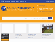 Tablet Screenshot of gordonrobinsonproperty.com